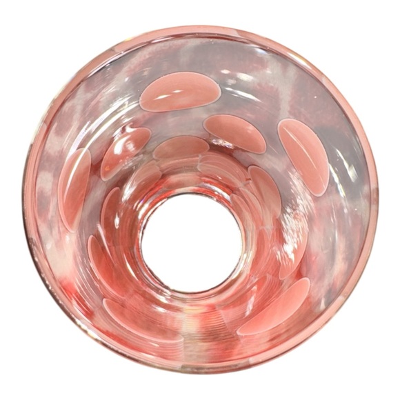 Homer Laughlin Fiesta Dots Circle Tumblers Set of 6 Peach /pink Dots Retired 6” - Picture 14 of 14